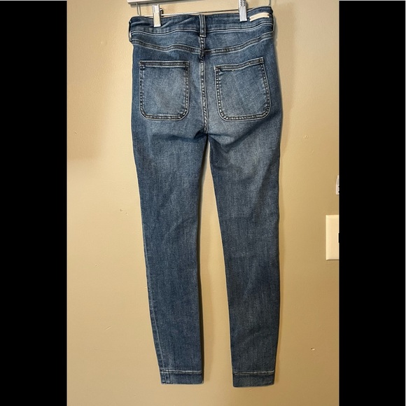 Pilcro And The Letterpress Anthropologie High Rise Denim Leggings - Picture 7 of 12